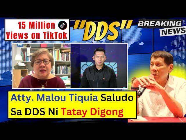 Latest News Today: Atty. Malou Tiquia Saludo Sa DDS Ni Tatay Digong