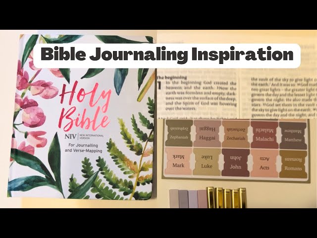 Bible Journaling Ideas & Materials | Bible Note Taking