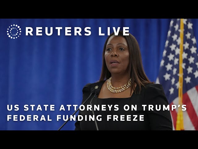 LIVE: State attorneys discuss Donald Trump’s federal funding freeze