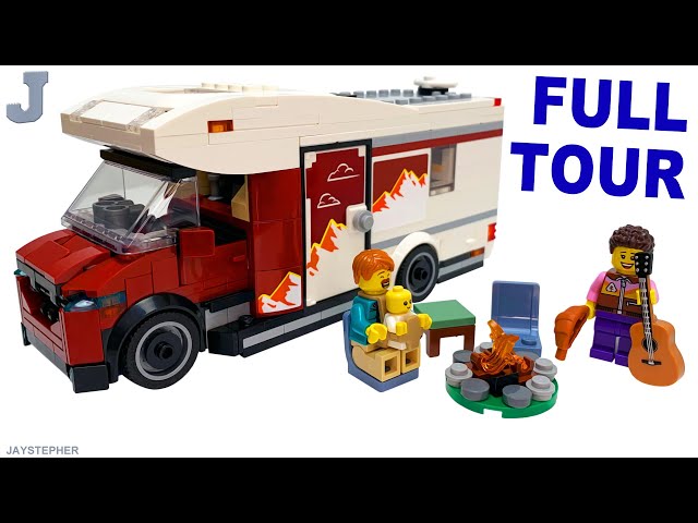 LEGO City 2025 Holiday Camper Van 60454 Unboxing, Tour, & Review