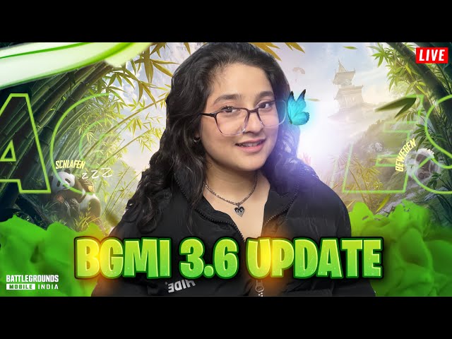 GAMING ON TENSION GONE 🔥 BGMI Live Aggnes Gaming BGMI 3.6 UPDATE #bgmi