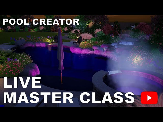 Pool Creator VIP 3D Master Class Live - Working With Old Pool Studio Project Files - Part 4