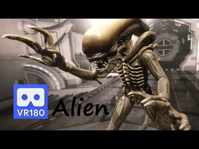 3D 180VR 4K Alien Skillest Monster will be Back