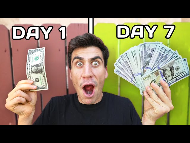 I Turned $1 Into $10,000 In 7 Days