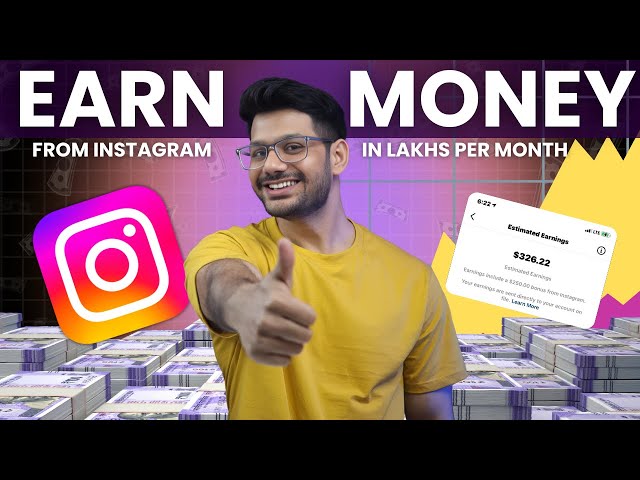 Earn 50K TO 100K Approx. From Instagram ||How To Earn Money From Instagram | 100% Working 🔥