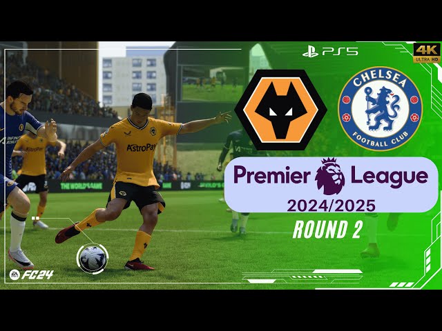 FC 24 - Wolves vs. Chelsea ft Enzo| Premier League 24/25 | Round 2 | Full Match | PS5™[4K]