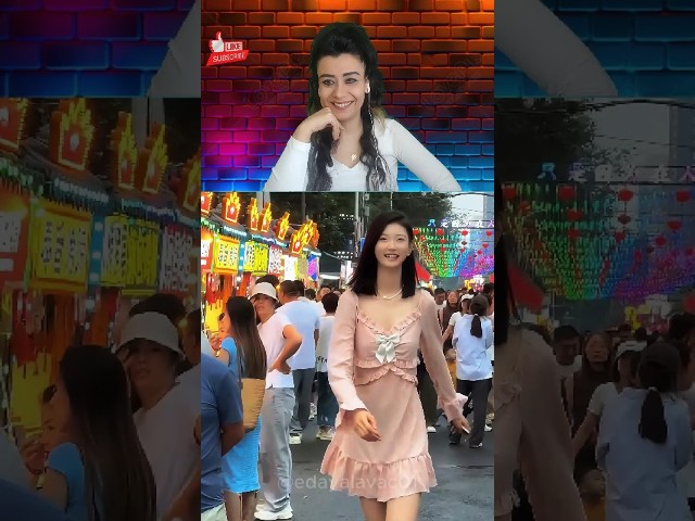 👠 Reactions to Tall Chinese Lady in Street Fashion #reaction #tallfashion #streetstyle #outfit