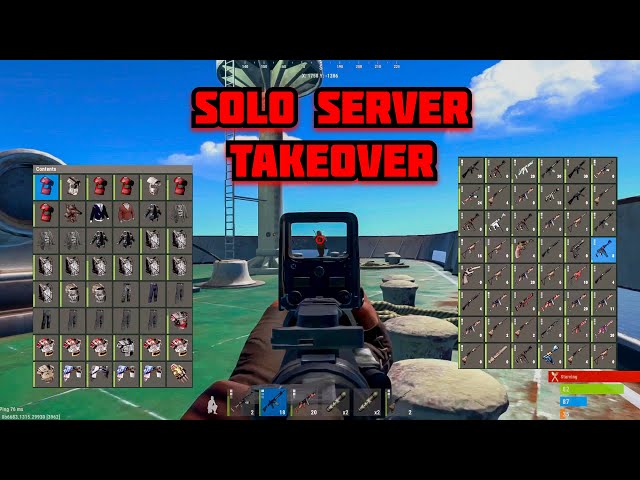 How I DOMINATED SOLO Server - Rust Console Edition