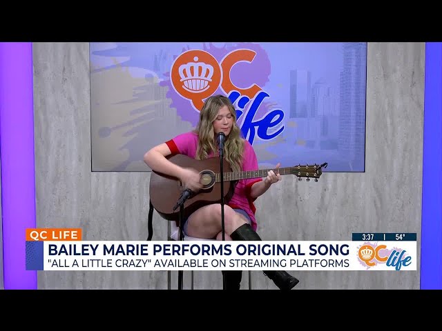 Bailey Marie Griggs performs in the QC studio