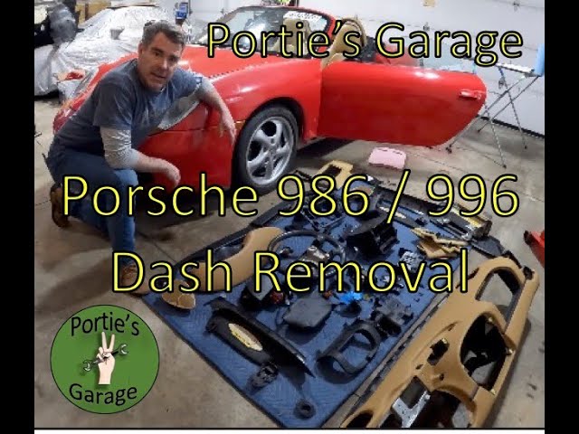 Rebuilding a Crashed Porsche - Project Boxster Part 14 –Dash Removal, Same for 996/986!!!