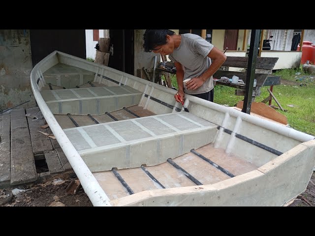 DIY fiberglass fishing boat building (part 1)