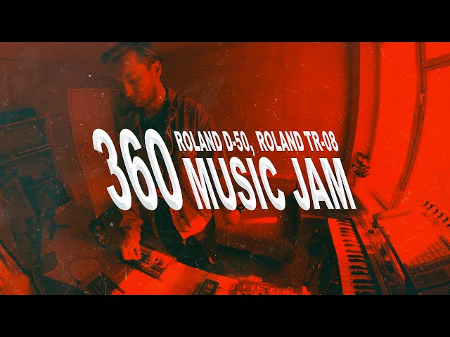 ROLAND D-50, ROLAND TR-08, ABLETON PUSH 2 – Raumskaya 360° Music Jam – Part 3