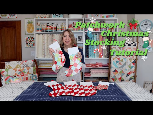 How to Sew a Patchwork Christmas Stocking