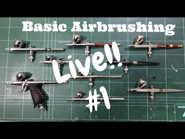 Flory Models Live...Part 1 Basic airbrushing Live show