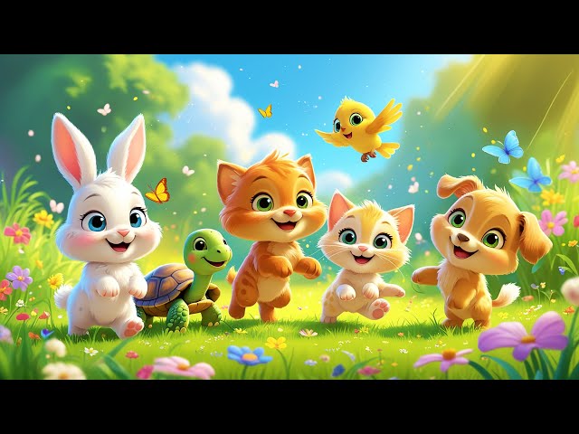 Cute Little Animals | Nursery Rhymes for Toddlers | JollieJingles