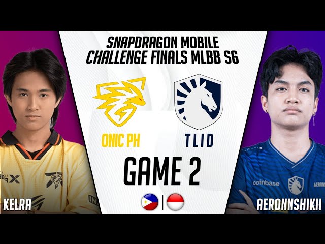 ONIC PH vs TLID GAME 2 | ONIC vs TLID GAME 2 ESL SNAPDRAGON PRO SERIES CHALLENGE FINALS