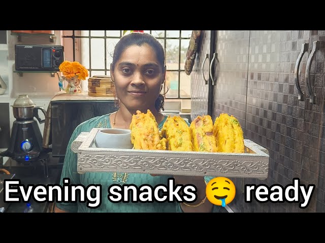 சுட சுட மொறுமொறுன்னு சிற்றுண்டி தயார்|breadbajji|how to make easy snacks in bread tamil