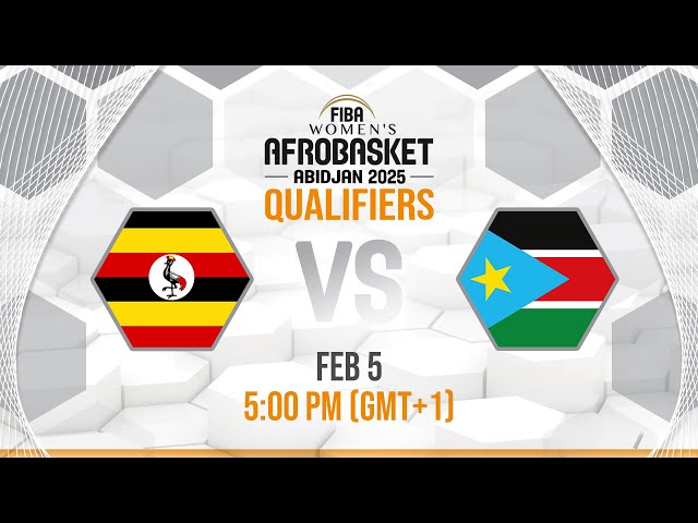 Uganda v South Sudan | Full Basketball Game | FIBA Women's AfroBasket 2025 Qualifiers