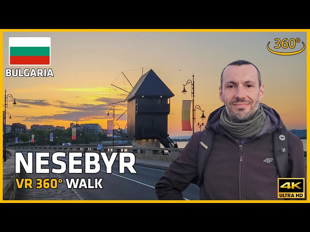 BULGARIA 🇧🇬 Nesebyr - VR 360° 4K Immersive Walk - VR Walkthrough