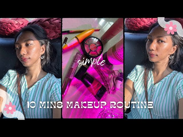 10 minutes MAKEUP routine | Easy & Minimal | super bossy #makeup