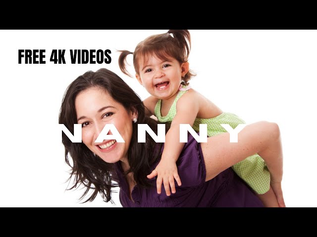 FREE 4K/HD NANNY//BABYSITTER//CARE GIVER//CHILD CARE STOCK FOOTAGE - NO COPYRIGHT VIDEOS.