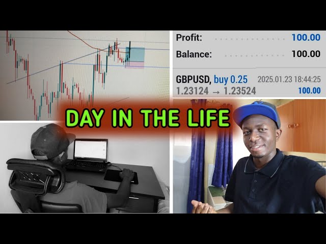 Day in the Life of a Forex Trader || A Win on GBPUSD... + 1,000 Subscribers!!