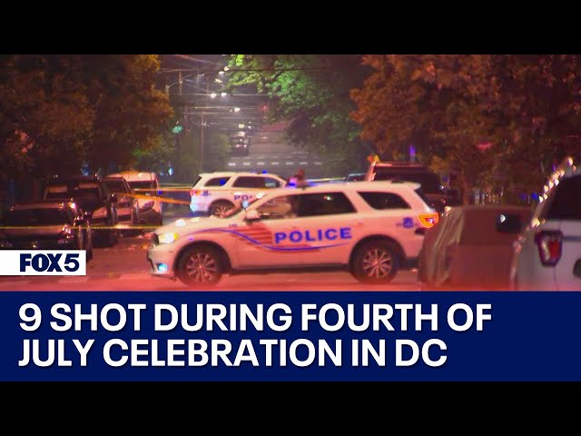 9 shot during Fourth of July celebration in DC