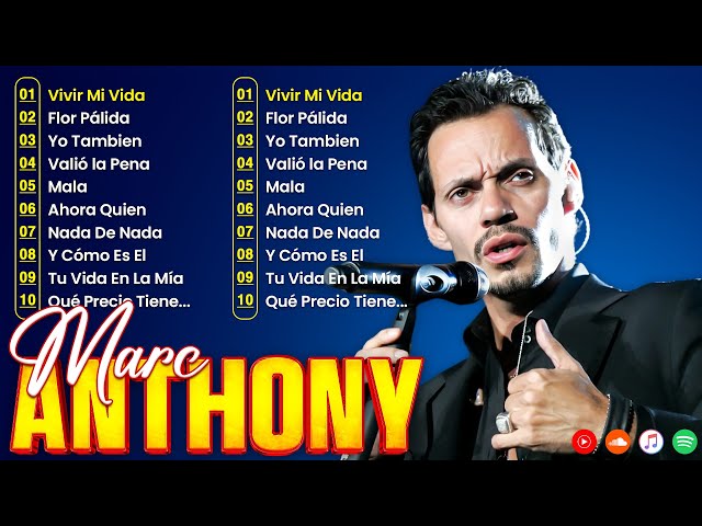 Marc Anthony Mix 2024 ✨ Bachata Éxitos Mix 2024 🎶 Marc Anthony Álbum Completo Mas Popular 2024