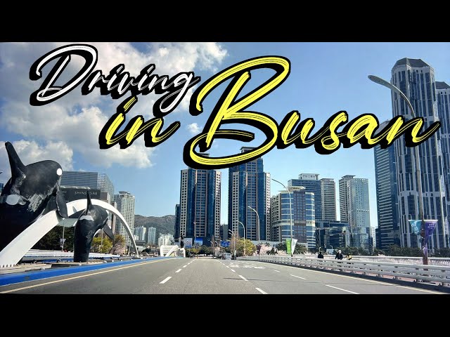 [4K HDR] Korea Busan Driving Tour 🇰🇷 Best Downtown Drive in Korea's Second City Busan