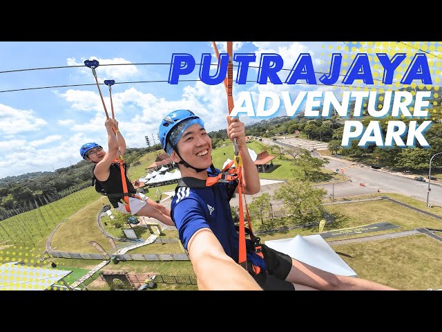 Heart-stopping! Flying Fox at Putrajaya Adventure Park! 🧗‍♂️