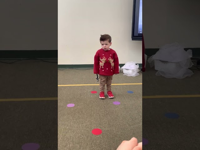 Toddler Refuses to Participate in a Musical Performance