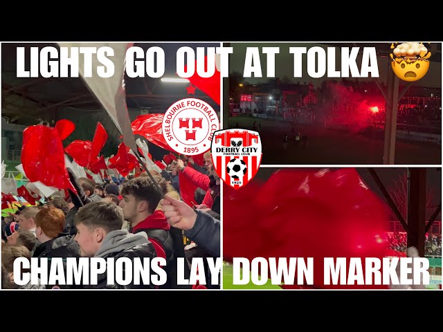 Shelbourne 3-1 Derry City | Matchday Vlog | LIGHTS OUT CAN’T HALT CHAMPIONS!