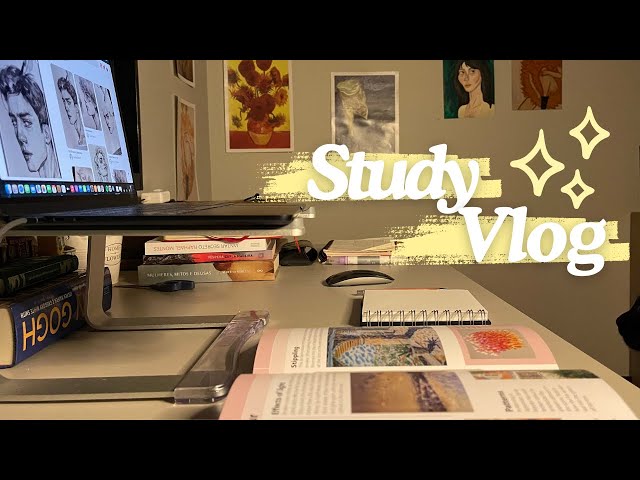 STUDY VLOG | STUDY ROUTINE OF AN ASPIRING ARTIST