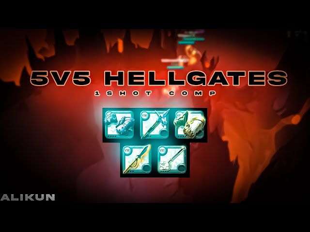 5v5 Hellgates 1 shot comp and Rot comp Albion online East