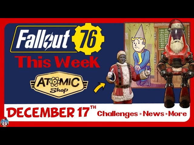 Weekly News & Update: Atomic Shop & Challenges 12-17-24  | Fallout 76