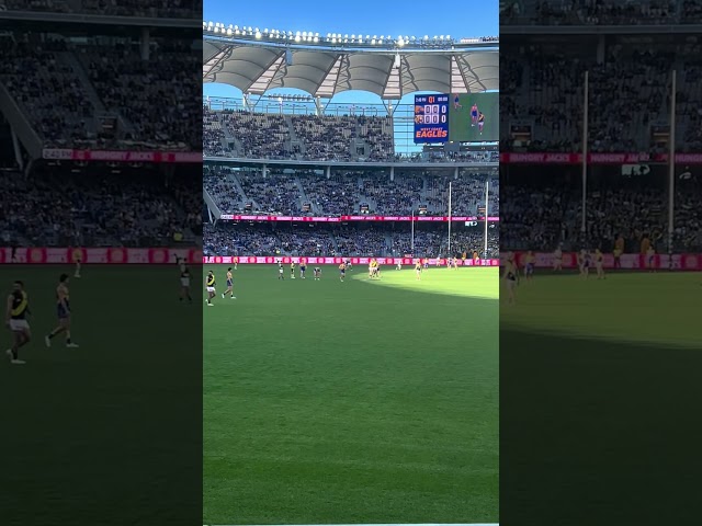 First Bounce. AFL Round 18 2023: West Coast Eagles v Richmond Tigers