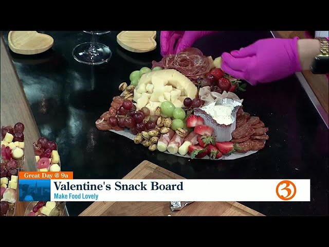 Valentine's Snack Board