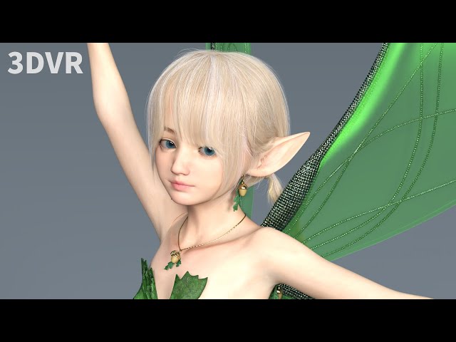 3DVR : Female Model X-013 with Fairy Outfit File.001