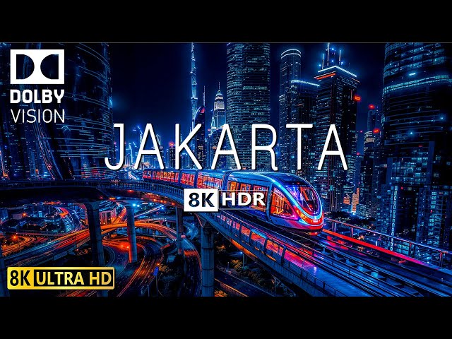 JAKARTA VIDEO 8K HDR 60fps DOLBY VISION – Journey Through the Heart of Indonesia