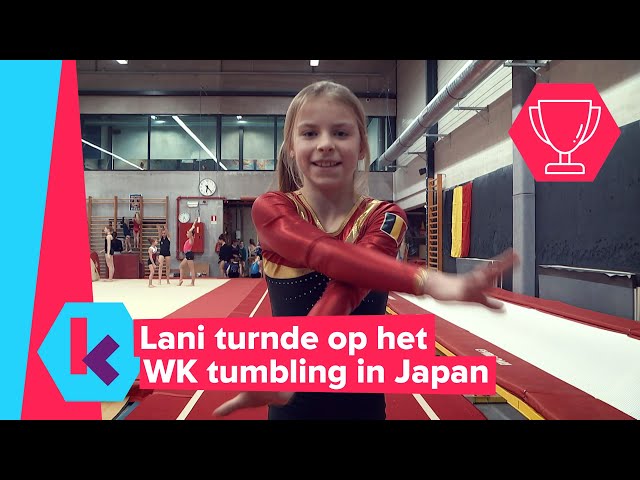 Lani haalde een vijfde plaats op het WK tumbling!