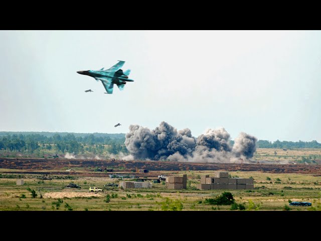 This Is What Happens When Russian Su-34 Drops the FAB-3000 Bomb