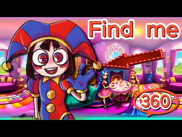 🔍 Find Pomni  in 360° VR  Girl  find me  #39  The Amazing Digital Circus