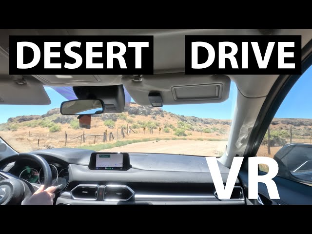 Rendered VR | Driving Tour through the Sandy Desert at Lava Tubes | Utah