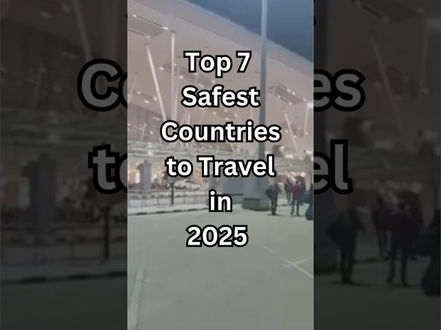 Ready to explore the world with peace of mind? Top7 safest countries #ytshorts #viralvideo  #travel