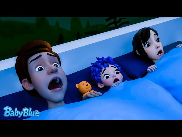 Ten in The Bed | Don't Be Afraid of the Dark | Kids Songs & Nursery Rhymes | Baby Blue | Minibus