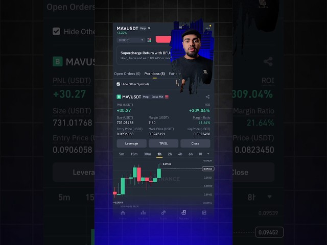 300% Profit💰in binance futures trading live🔴 #shorts