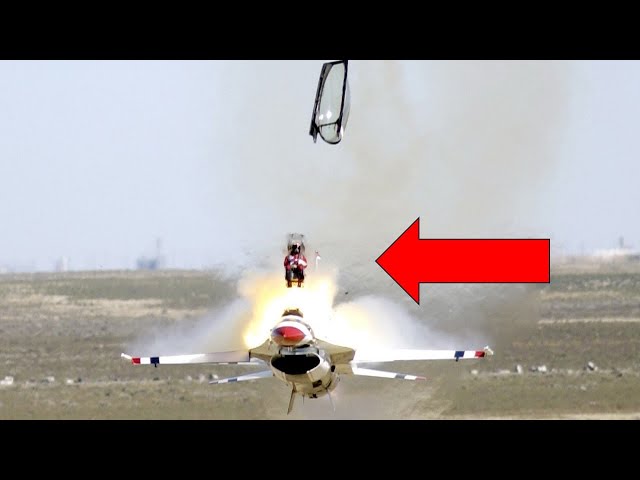 INCREDIBLE EJECTION FROM A F-16