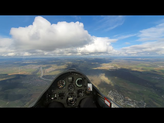 Gliding - Calm Sunny Winter Flight - 180° 3D 4K