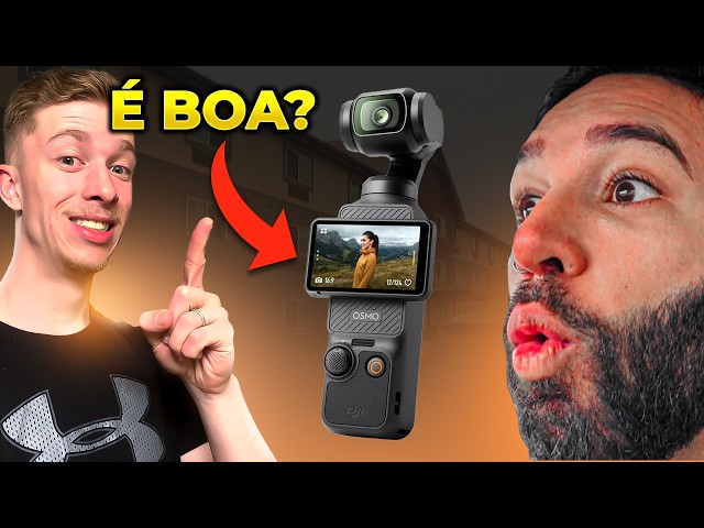 Comprei e testei a CÂMERA do LUCAS LIRA! [DJI OSMO POCKET 3]