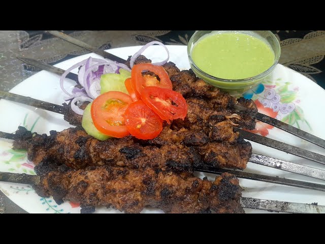 Restaurant Style 😋 Behari Seekh Kabab Recipe Beef/Chicken,Mutton Bihari Seekh Kabab By Stitch&Cook